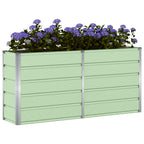 Fioriera Verde 160 x 40 x 75 cm Acciaio
