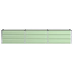 Fioriera Verde 240 x 40 x 45 cm Acciaio