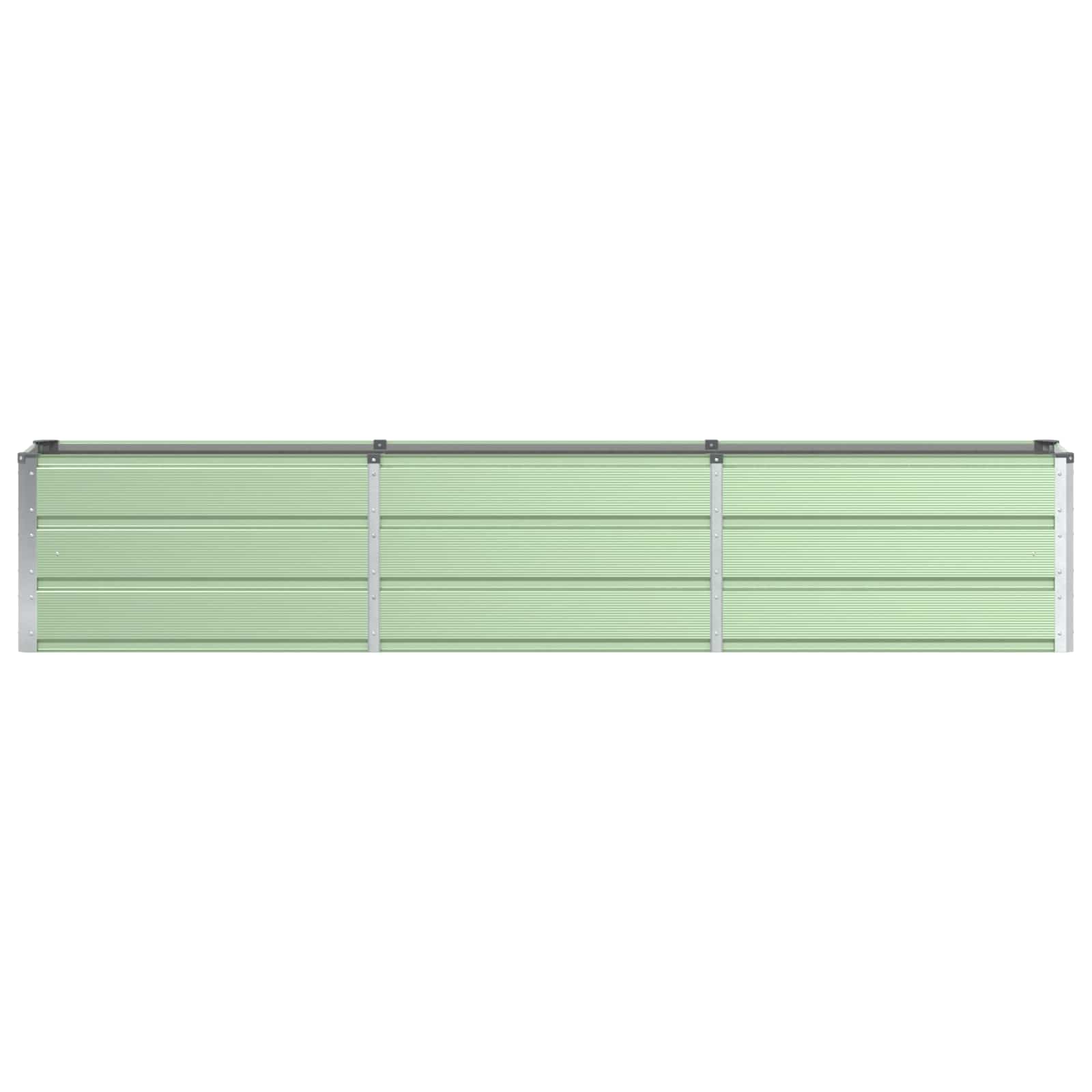Fioriera Verde 240 x 40 x 45 cm Acciaio
