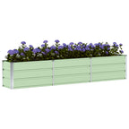 Fioriera Verde 240 x 40 x 45 cm Acciaio