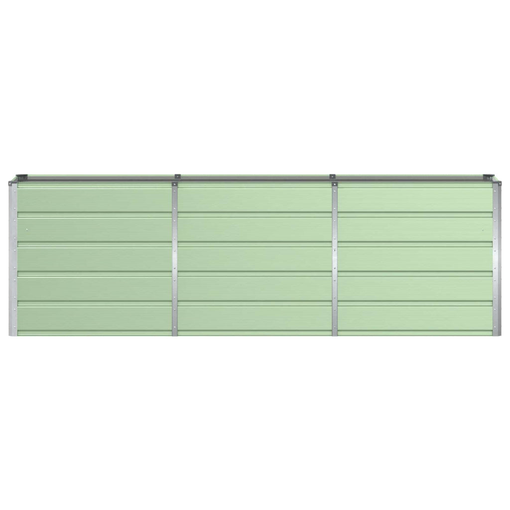 Fioriera Verde 240 x 40 x 75 cm Acciaio