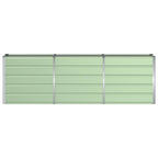 Fioriera Verde 240 x 40 x 75 cm Acciaio