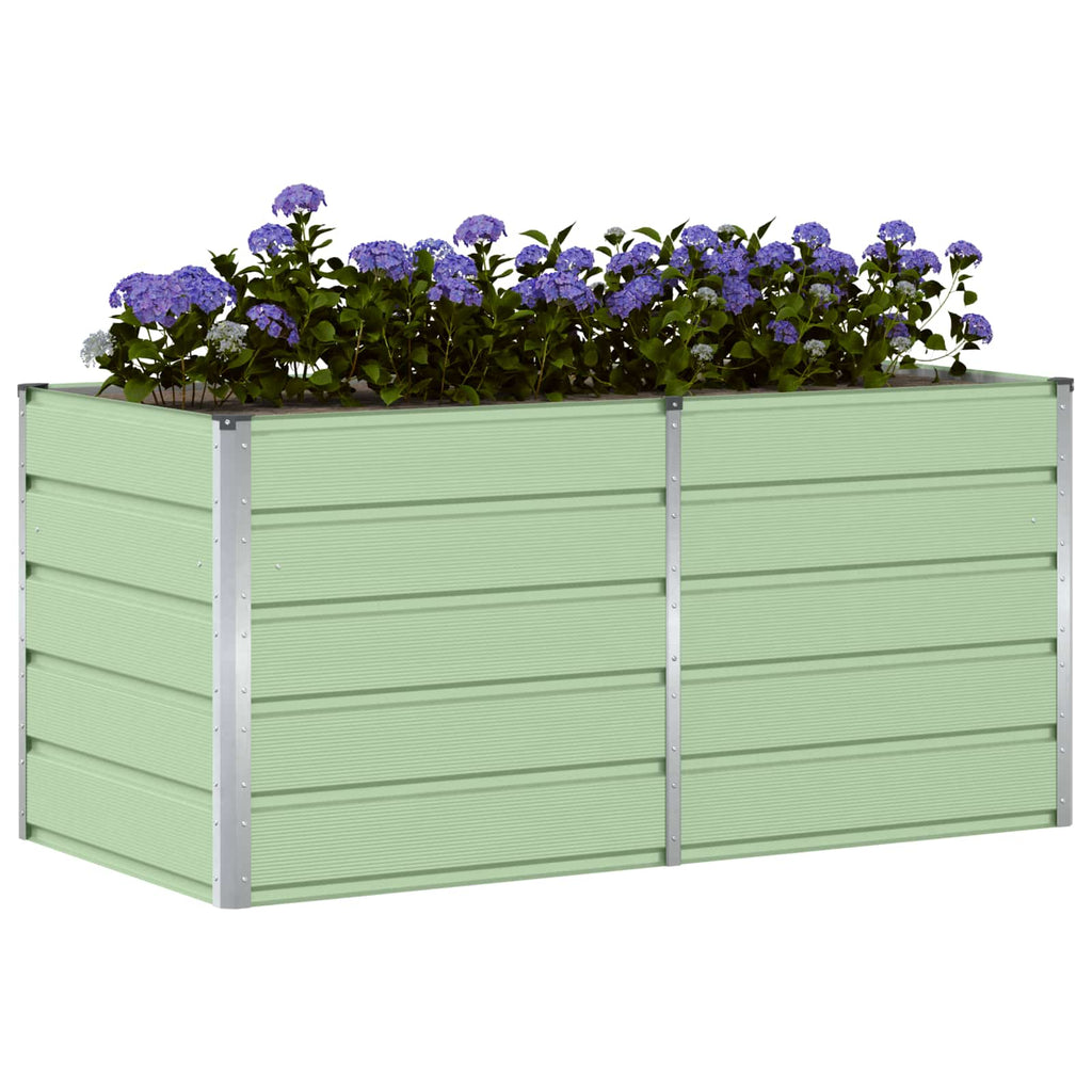 Fioriera Verde 160 x 80 x 75 cm Acciaio