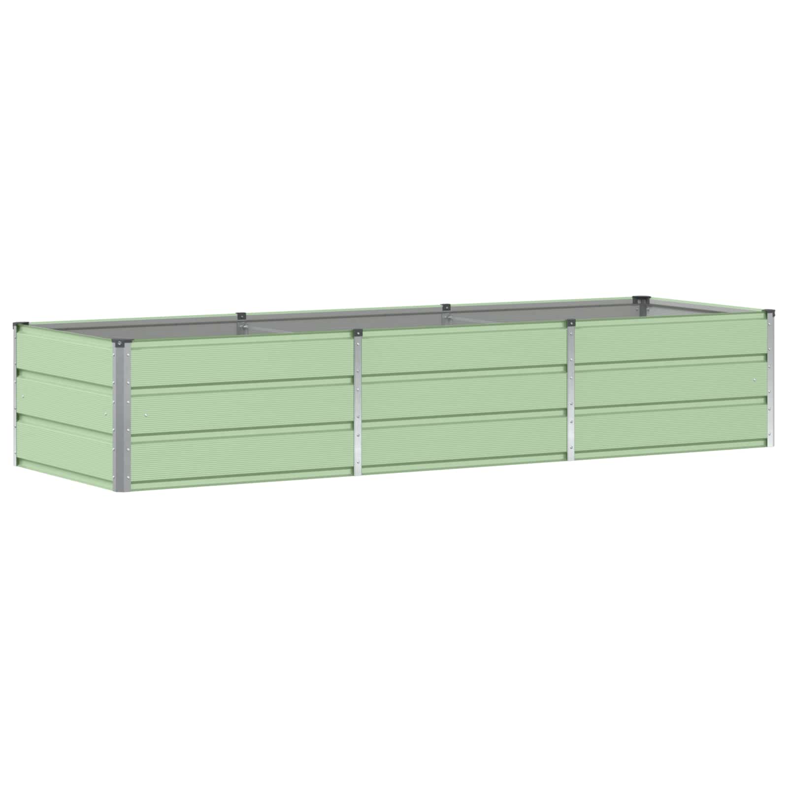 Fioriera Verde 240 x 80 x 45 cm Acciaio