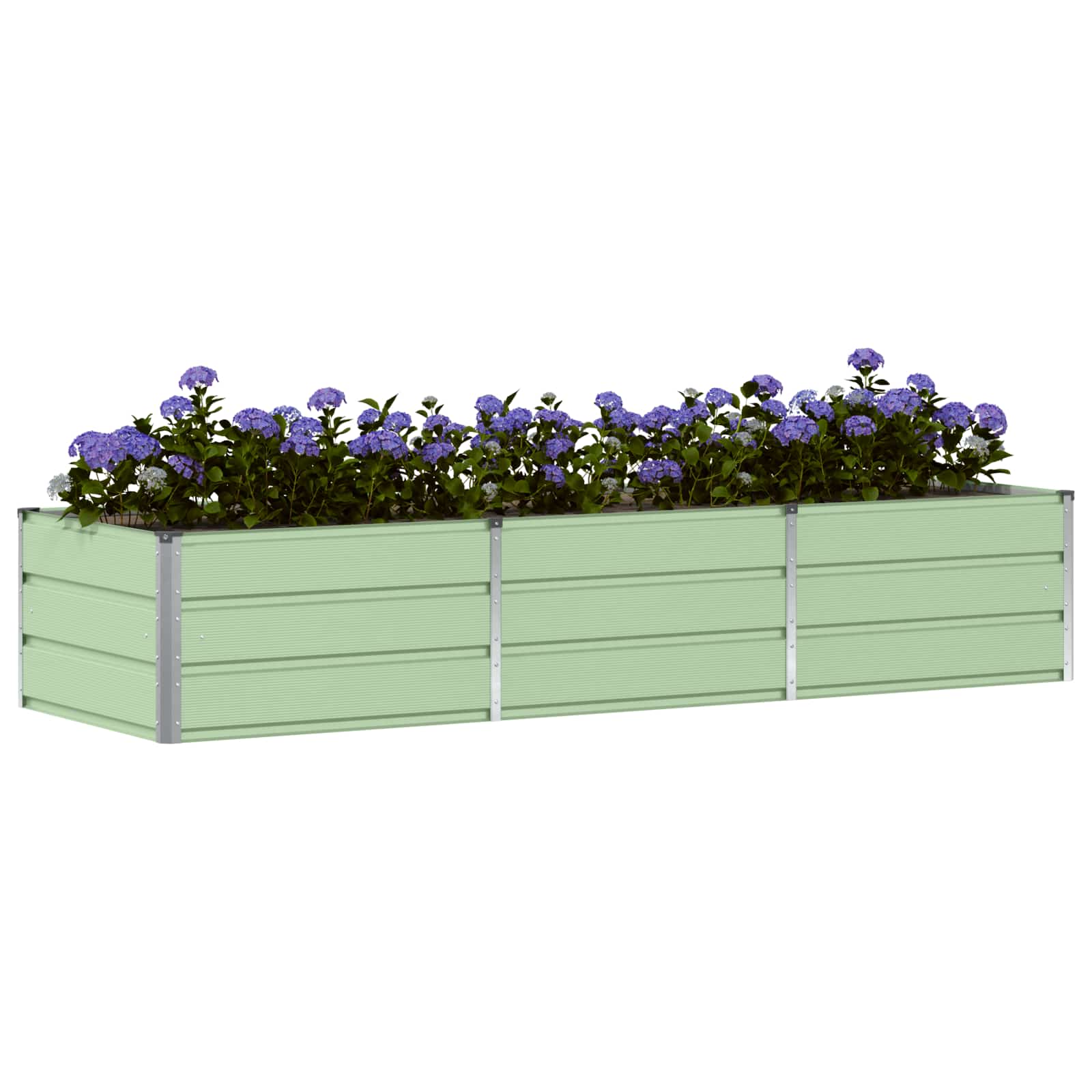 Fioriera Verde 240 x 80 x 45 cm Acciaio