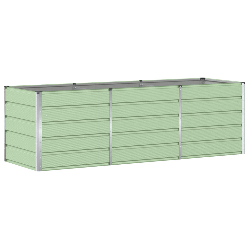 Fioriera Verde 240 x 80 x 75 cm Acciaio