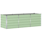 Fioriera Verde 240 x 80 x 75 cm Acciaio