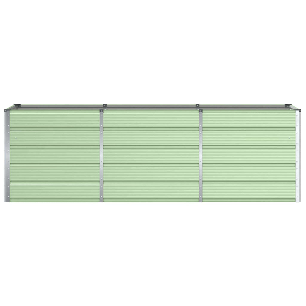 Fioriera Verde 240 x 80 x 75 cm Acciaio