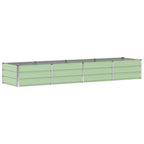 Fioriera Verde 320 x 80 x 45 cm Acciaio