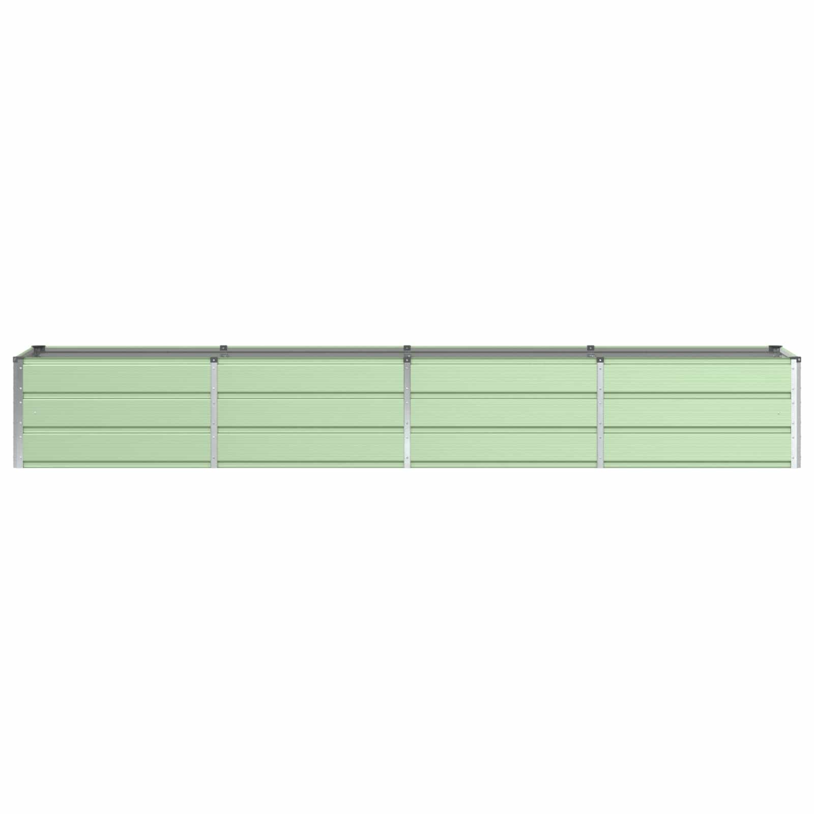 Fioriera Verde 320 x 80 x 45 cm Acciaio