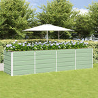 Fioriera Verde 320 x 80 x 75 cm Acciaio