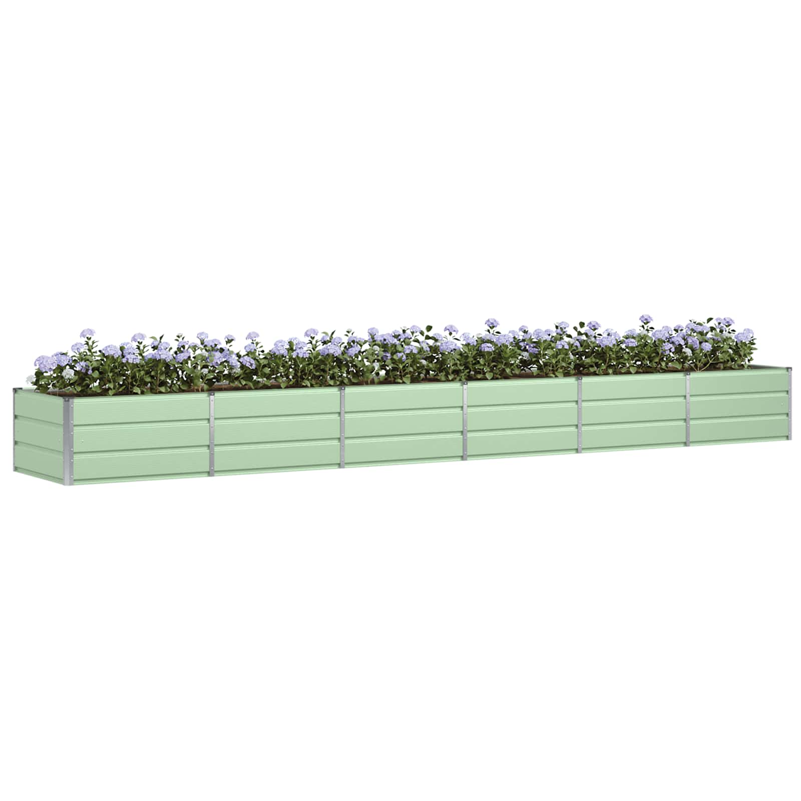 Fioriera Verde 480 x 80 x 45 cm Acciaio