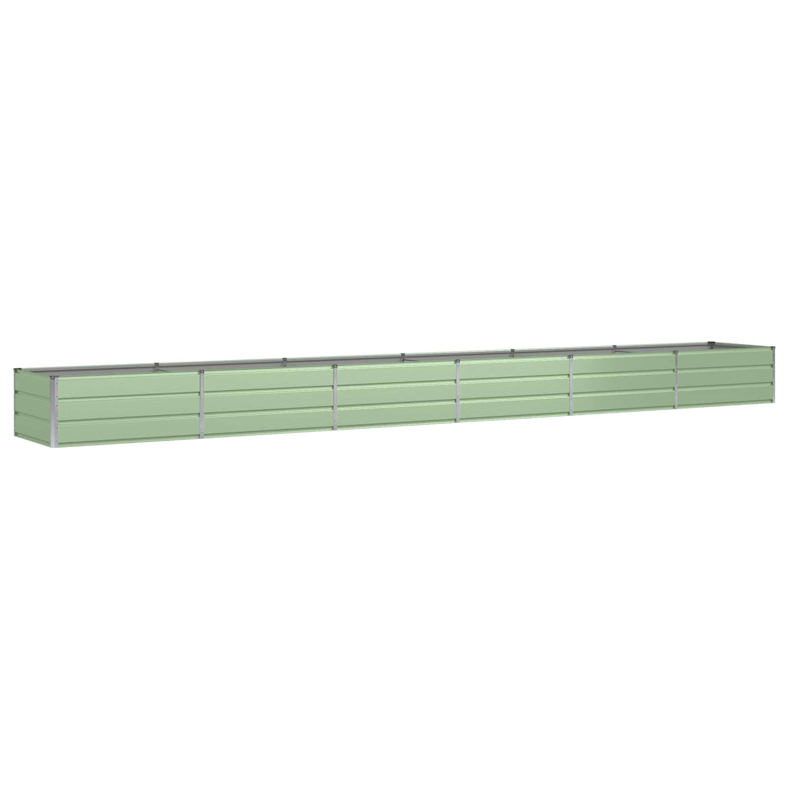 Fioriera Verde 600 x 80 x 45 cm Acciaio