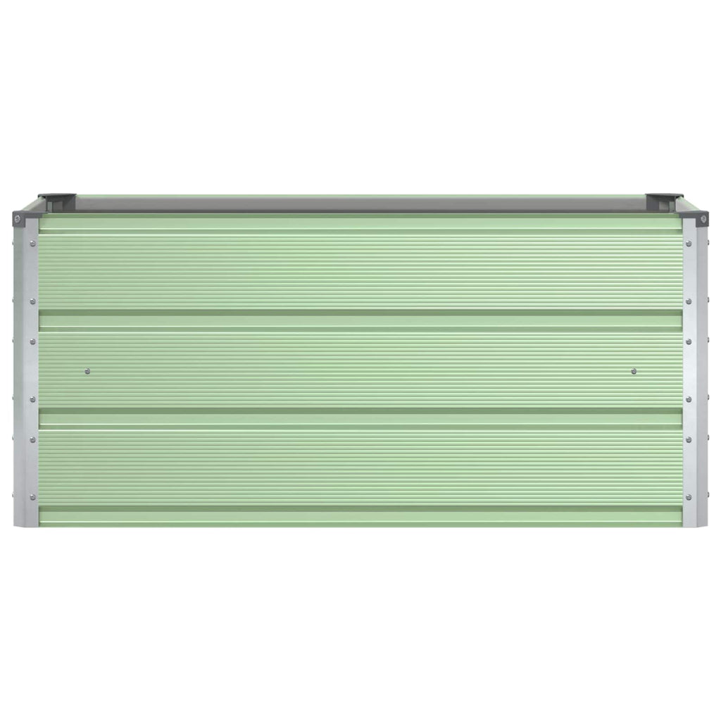 Fioriera Verde Pastello 100 x 50 x 45 cm Acciaio zincato