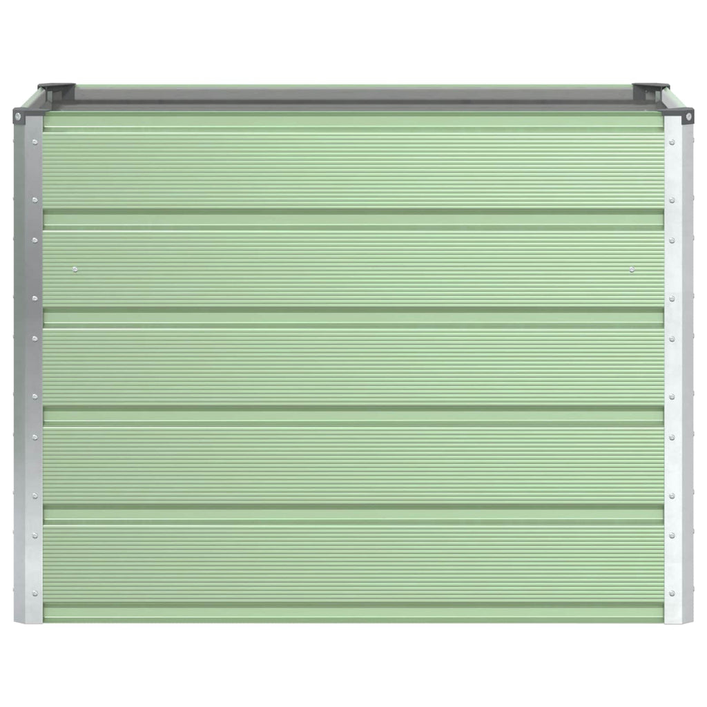 Fioriera Verde Pastello 100 x 50 x 77 cm Acciaio zincato