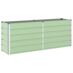 Fioriera Verde Pastello 195 x 50 x 77 cm Acciaio zincato