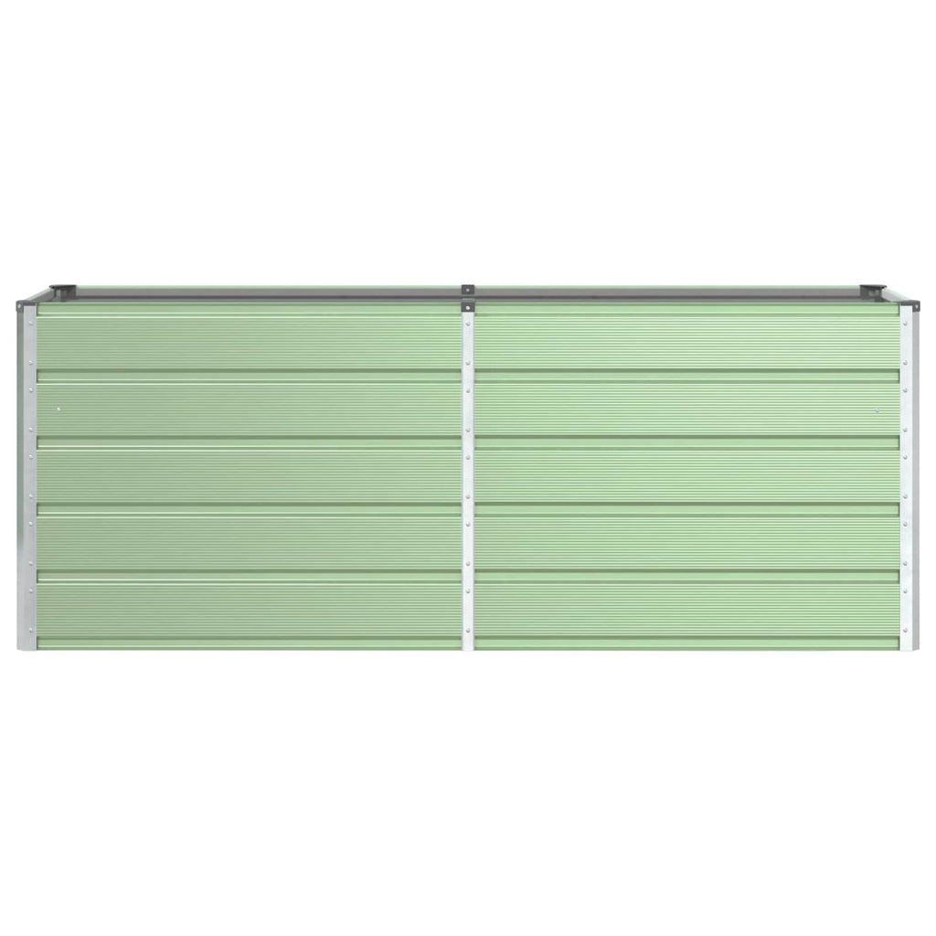 Fioriera Verde Pastello 195 x 50 x 77 cm Acciaio zincato