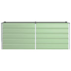 Fioriera Verde Pastello 195 x 50 x 77 cm Acciaio zincato