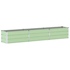 Fioriera Verde Pastello 290 x 50 x 45 cm Acciaio zincato