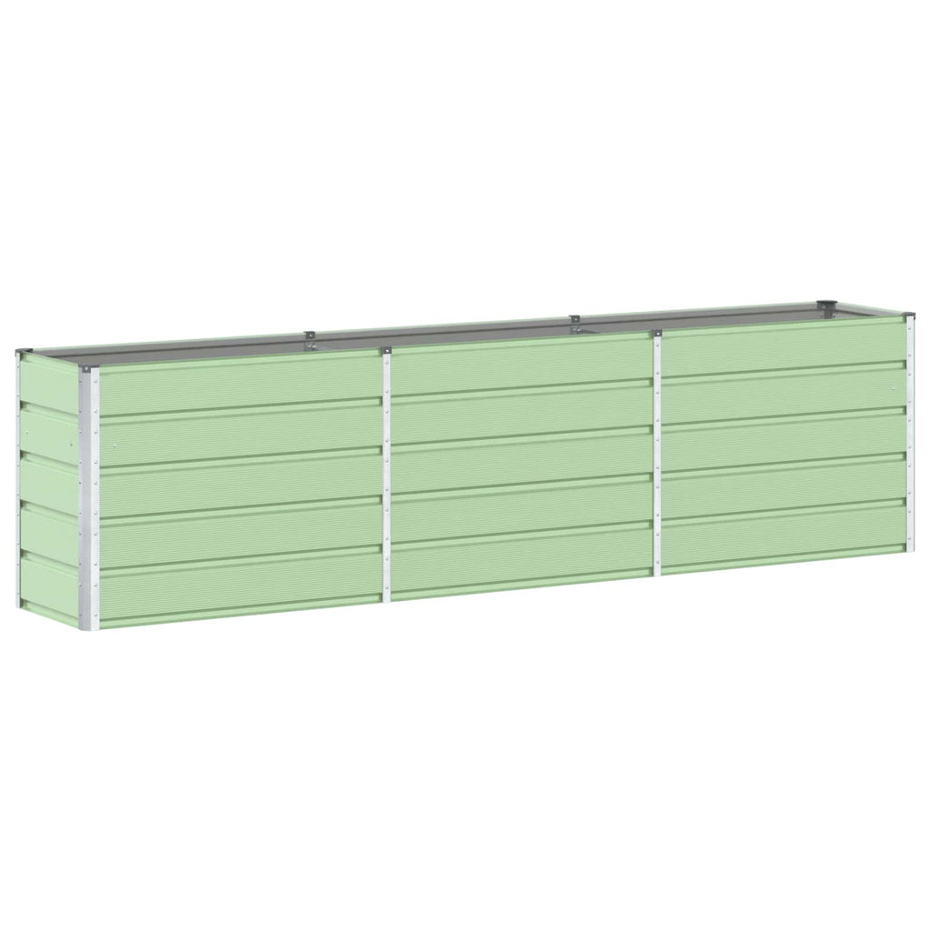 Fioriera Verde Pastello 290 x 90 x 77 cm Acciaio zincato