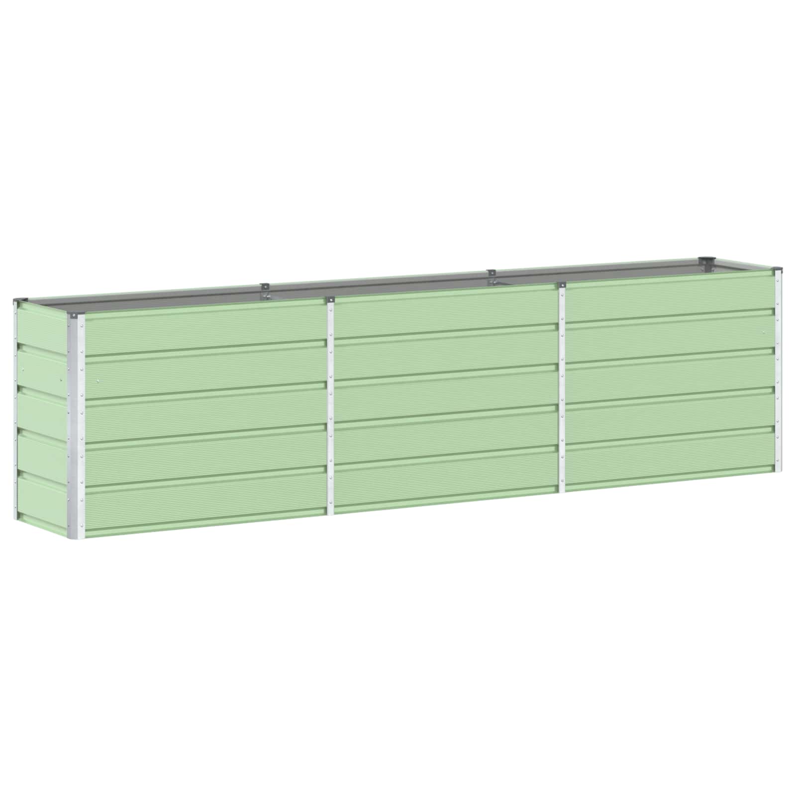 Fioriera Verde Pastello 290 x 90 x 77 cm Acciaio zincato