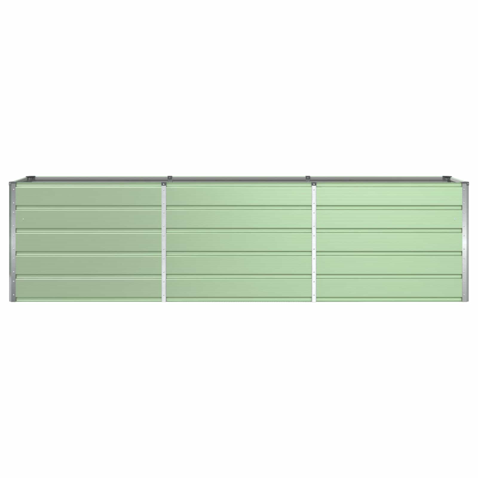 Fioriera Verde Pastello 290 x 90 x 77 cm Acciaio zincato