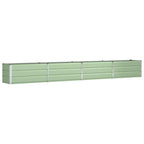 Fioriera Verde Pastello 385 x 50 x 45 cm Acciaio zincato