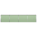 Fioriera Verde Pastello 385 x 50 x 77 cm Acciaio zincato