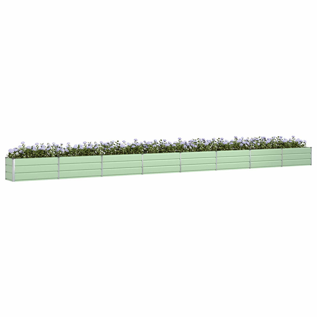 Fioriera Verde Pastello 770 x 50 x 45 cm Acciaio zincato