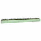 Fioriera Verde Pastello 770 x 50 x 45 cm Acciaio zincato