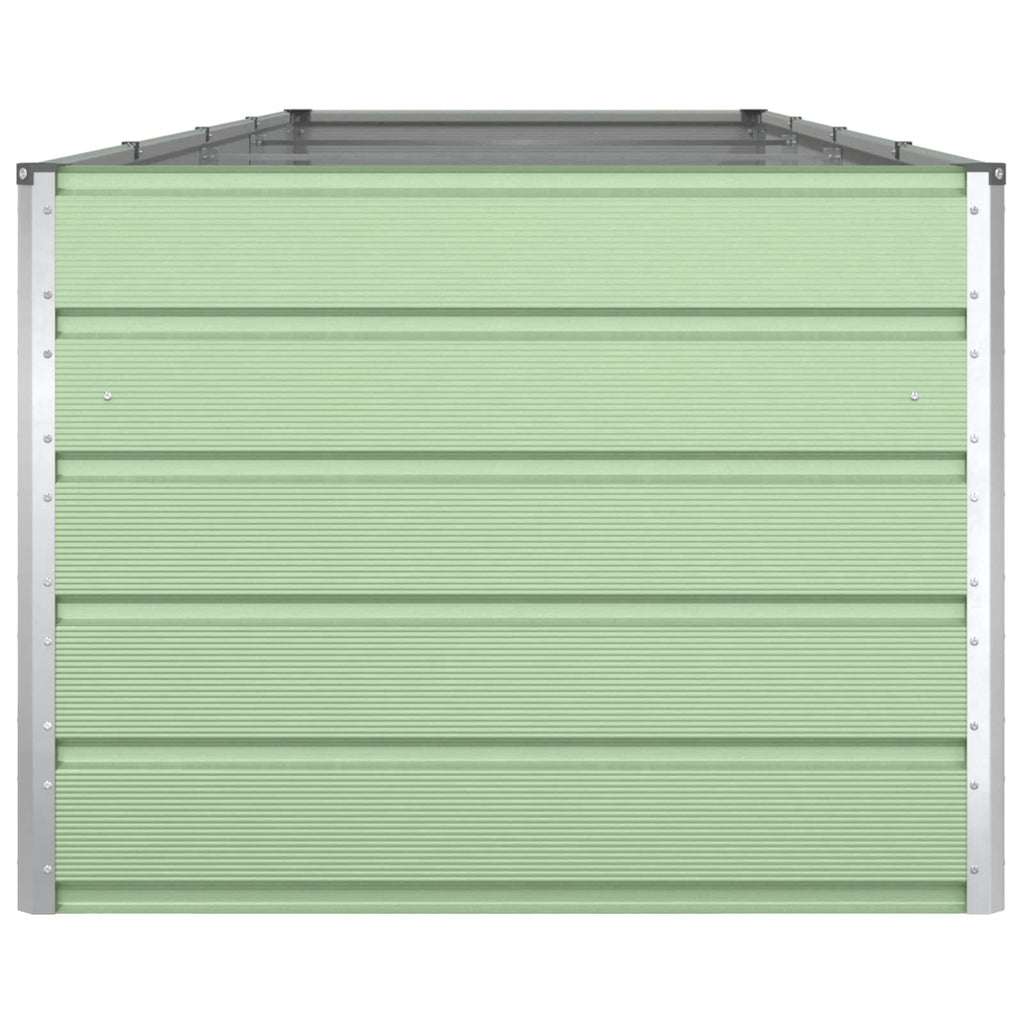 Fioriera Verde Pastello 385 x 100 x 75 cm Acciaio zincato