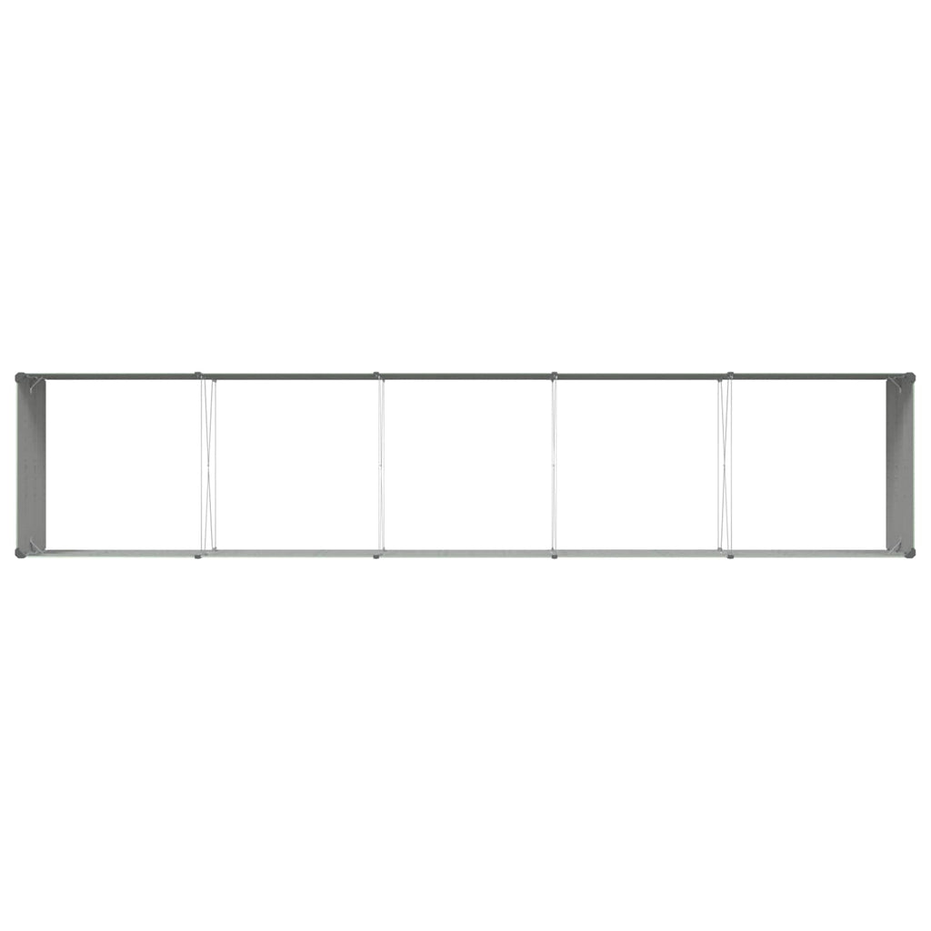 Fioriera Verde Pastello 480 x 100 x 45 cm Acciaio zincato