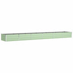 Fioriera Verde Pastello 580 x 100 x 45 cm Acciaio zincato