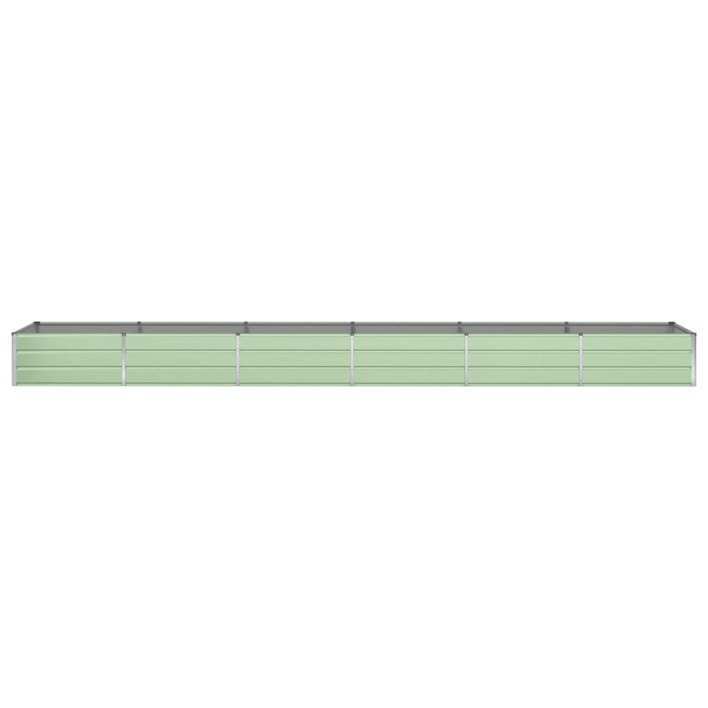 Fioriera Verde Pastello 580 x 100 x 45 cm Acciaio zincato