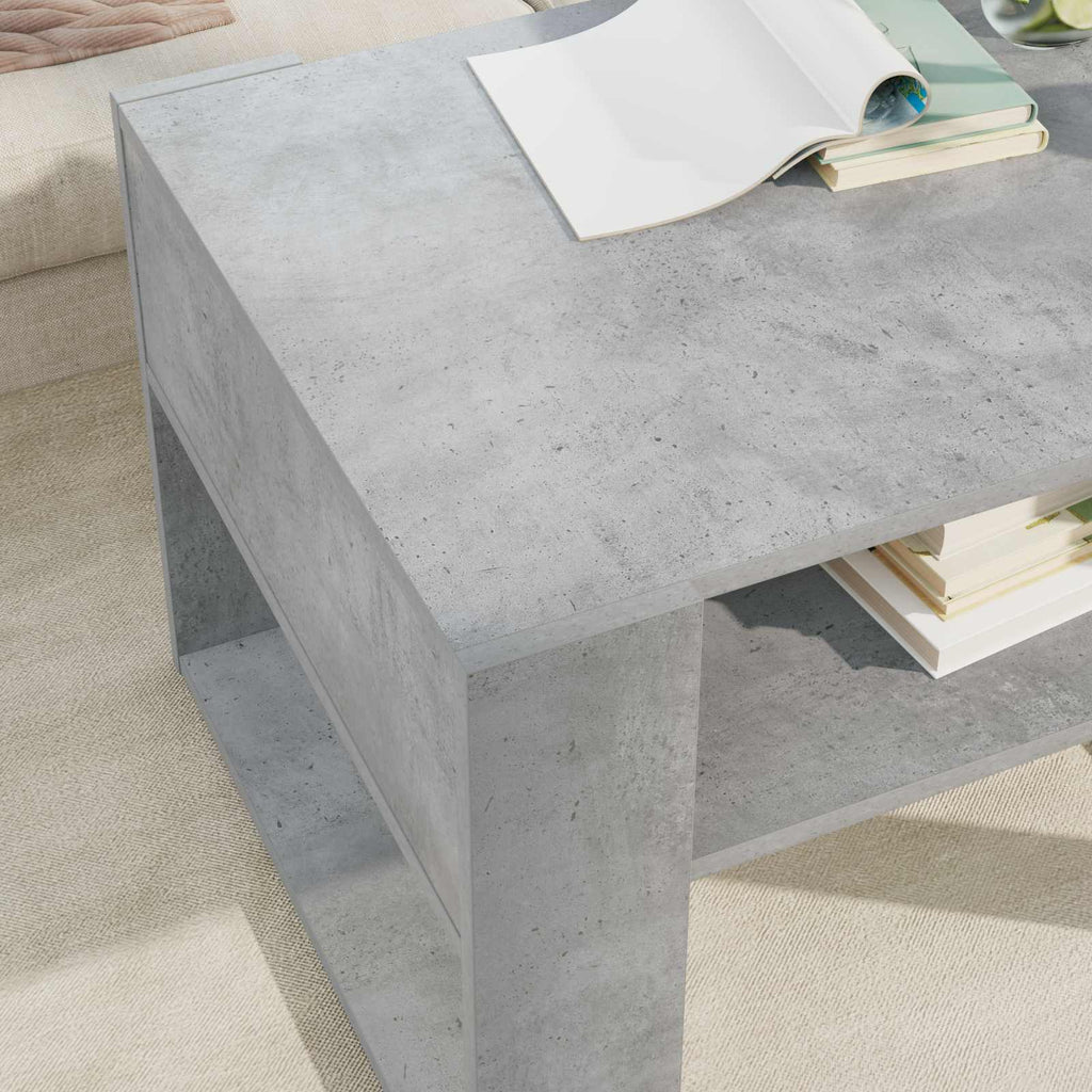 Tavolino da salotto Grigio cemento 66 x 53 x 45 cm