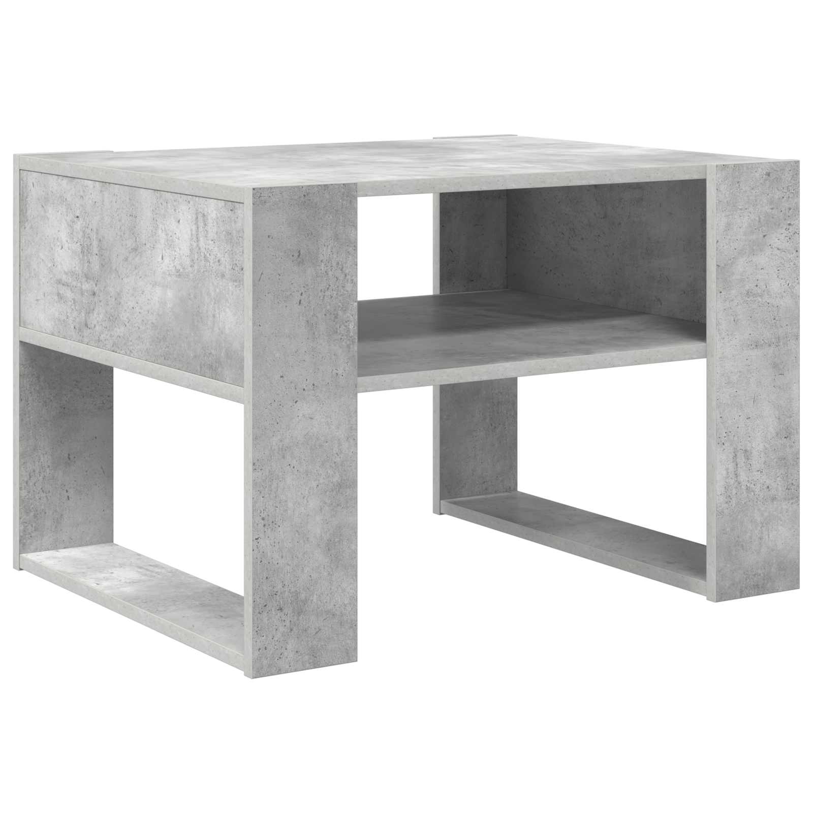 Tavolino da salotto Grigio cemento 66 x 53 x 45 cm