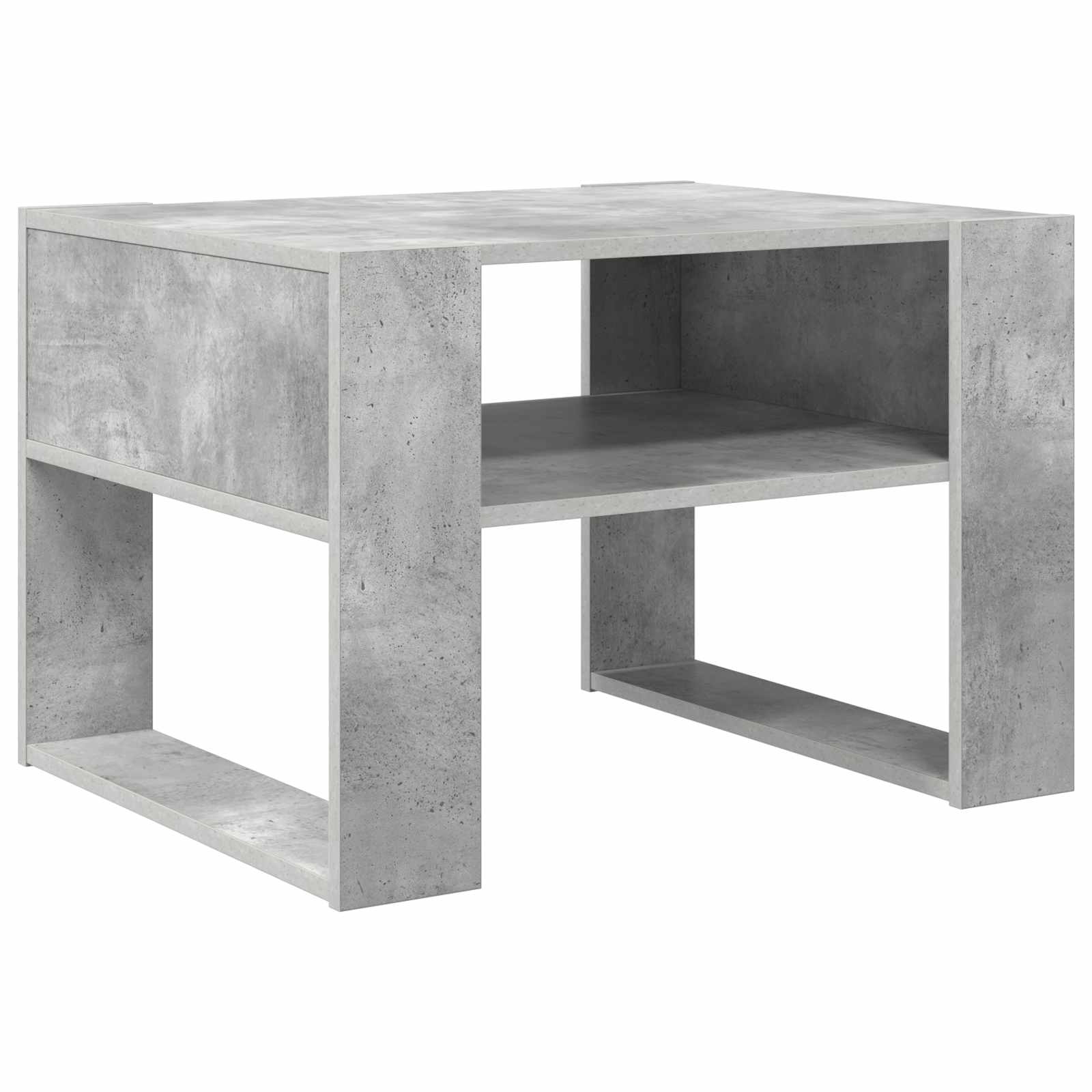 Tavolino da salotto Grigio cemento 66 x 53 x 45 cm