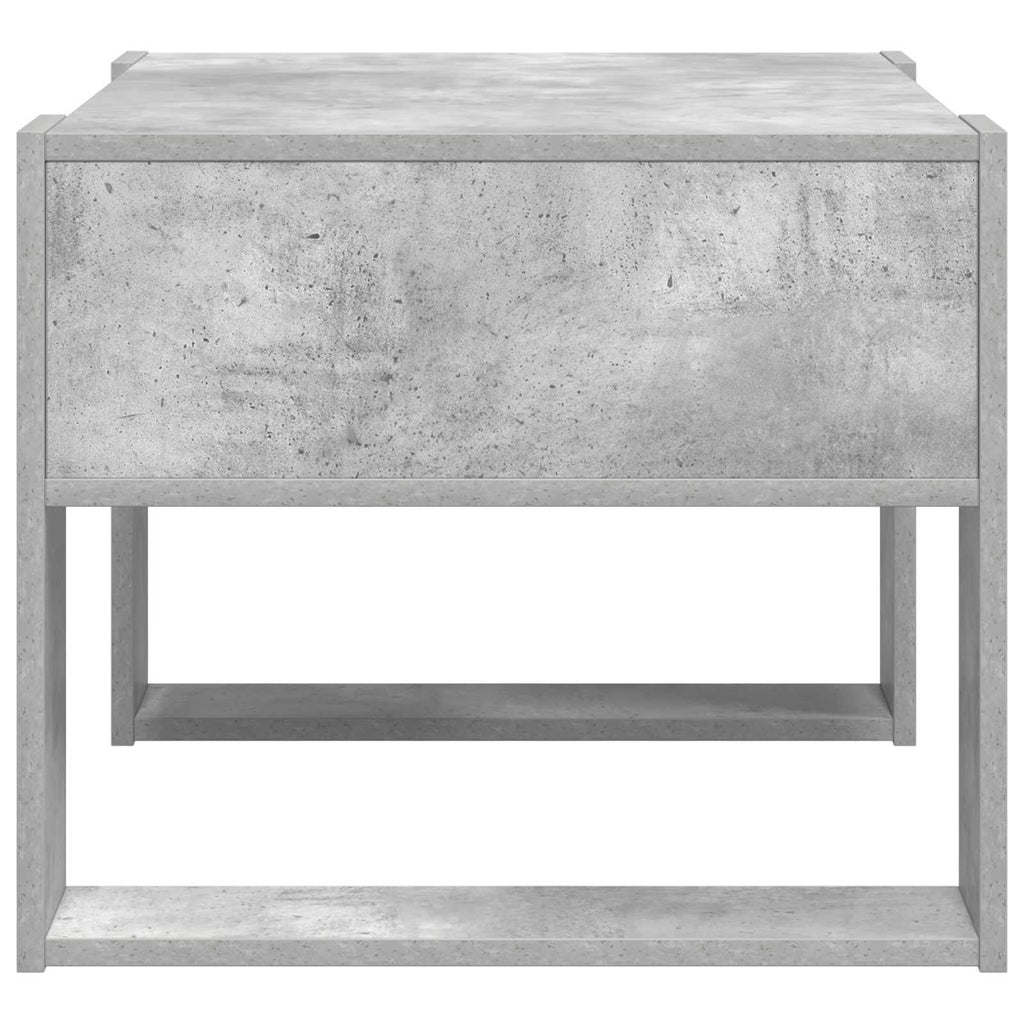 Tavolino da salotto Grigio cemento 66 x 53 x 45 cm