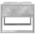 Tavolino da salotto Grigio cemento 66 x 53 x 45 cm