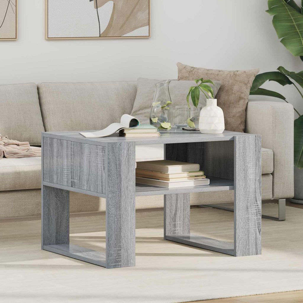 Tavolino da salotto Grigio Sonoma 66 x 53 x 45 cm