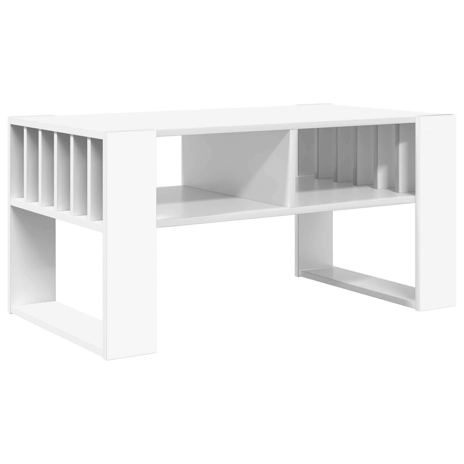 Tavolino da salotto Bianco 92 x 49,5 x 45 cm Legno multistrato