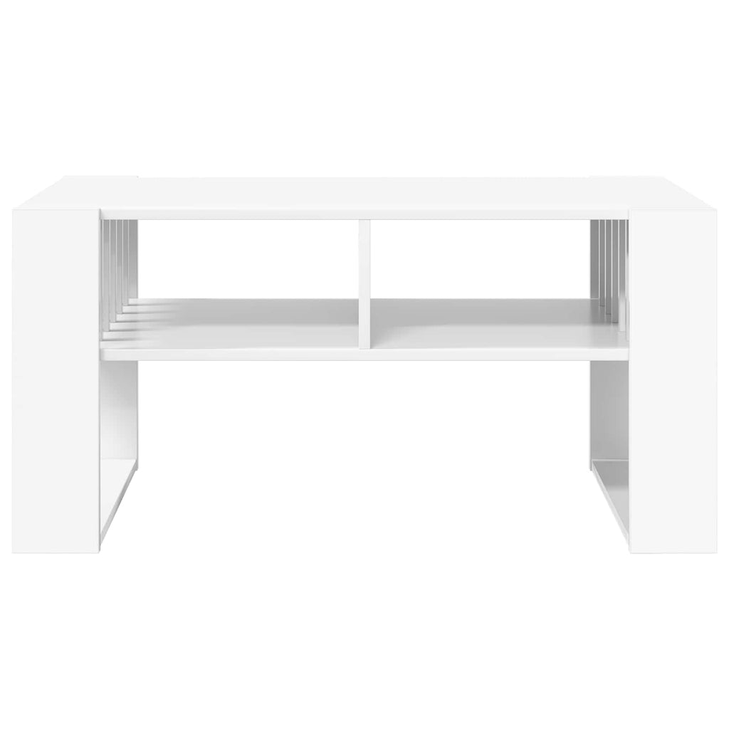 Tavolino da salotto Bianco 92 x 49,5 x 45 cm Legno multistrato
