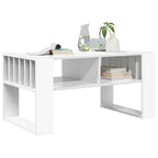 Tavolino da salotto Bianco 92 x 49,5 x 45 cm Legno multistrato