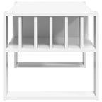 Tavolino da salotto Bianco 92 x 49,5 x 45 cm Legno multistrato