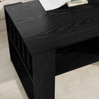 Tavolino da salotto Rovere Nero 92 x 49,5 x 45 cm