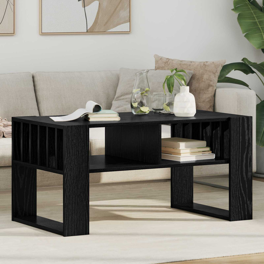 Tavolino da salotto Rovere Nero 92 x 49,5 x 45 cm