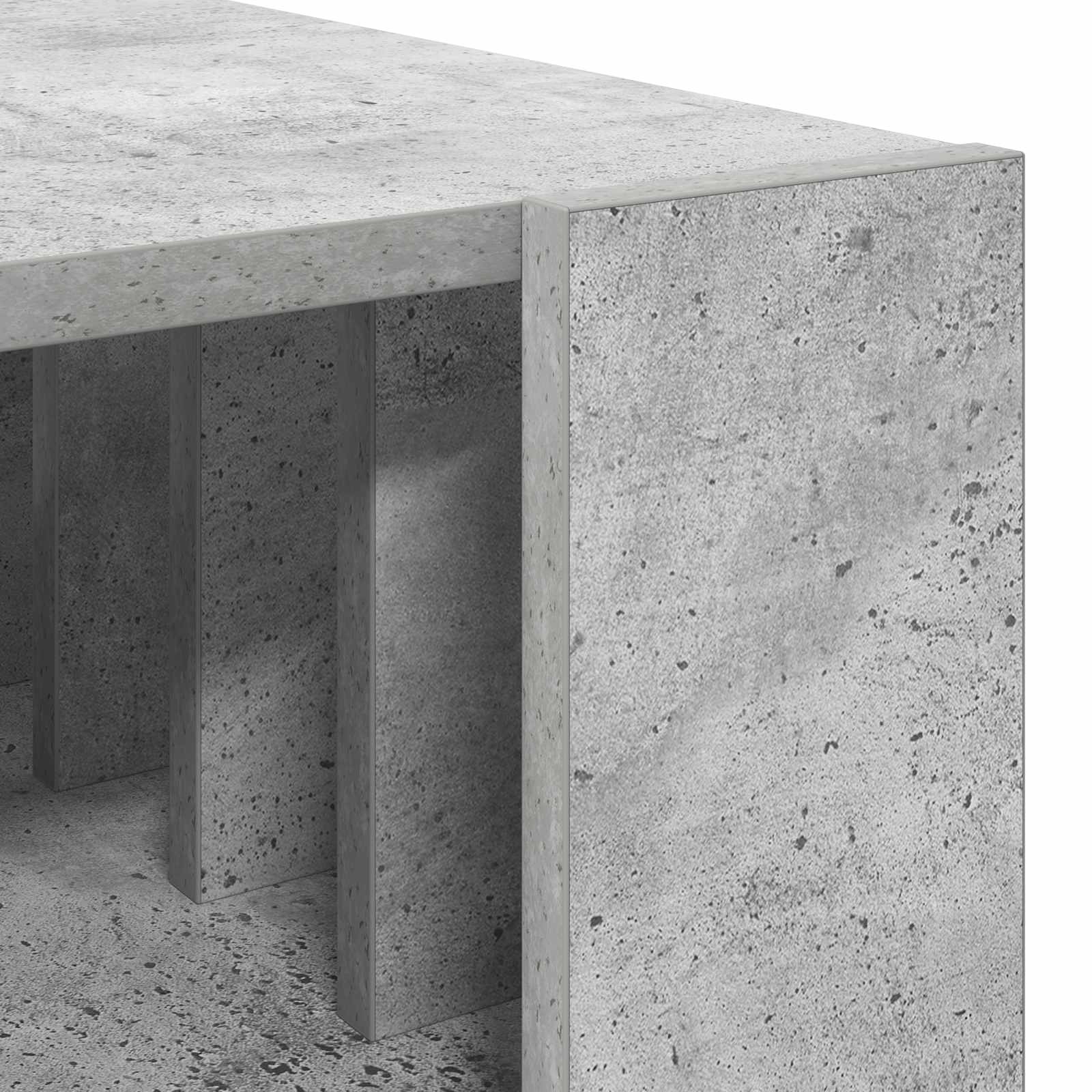 Tavolino da salotto Grigio cemento 92 x 49,5 x 45 cm