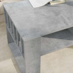 Tavolino da salotto Grigio cemento 92 x 49,5 x 45 cm