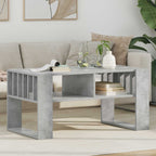 Tavolino da salotto Grigio cemento 92 x 49,5 x 45 cm