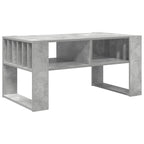Tavolino da salotto Grigio cemento 92 x 49,5 x 45 cm